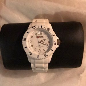 White Lomé watch